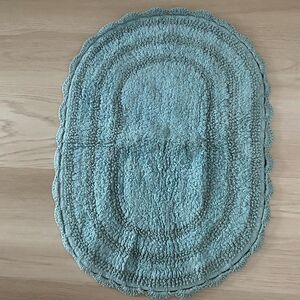Design Imports Oval Textured Bath Rug
